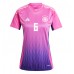 Camiseta Alemania Joshua Kimmich #6 Segunda Equipación Replica Eurocopa 2024 para mujer mangas cortas